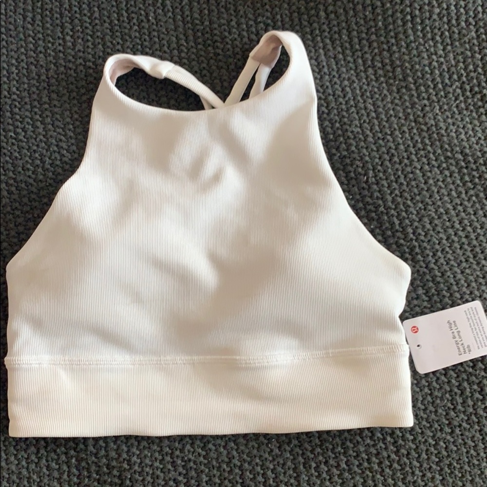 Energy Bra High Neck long line *Rib